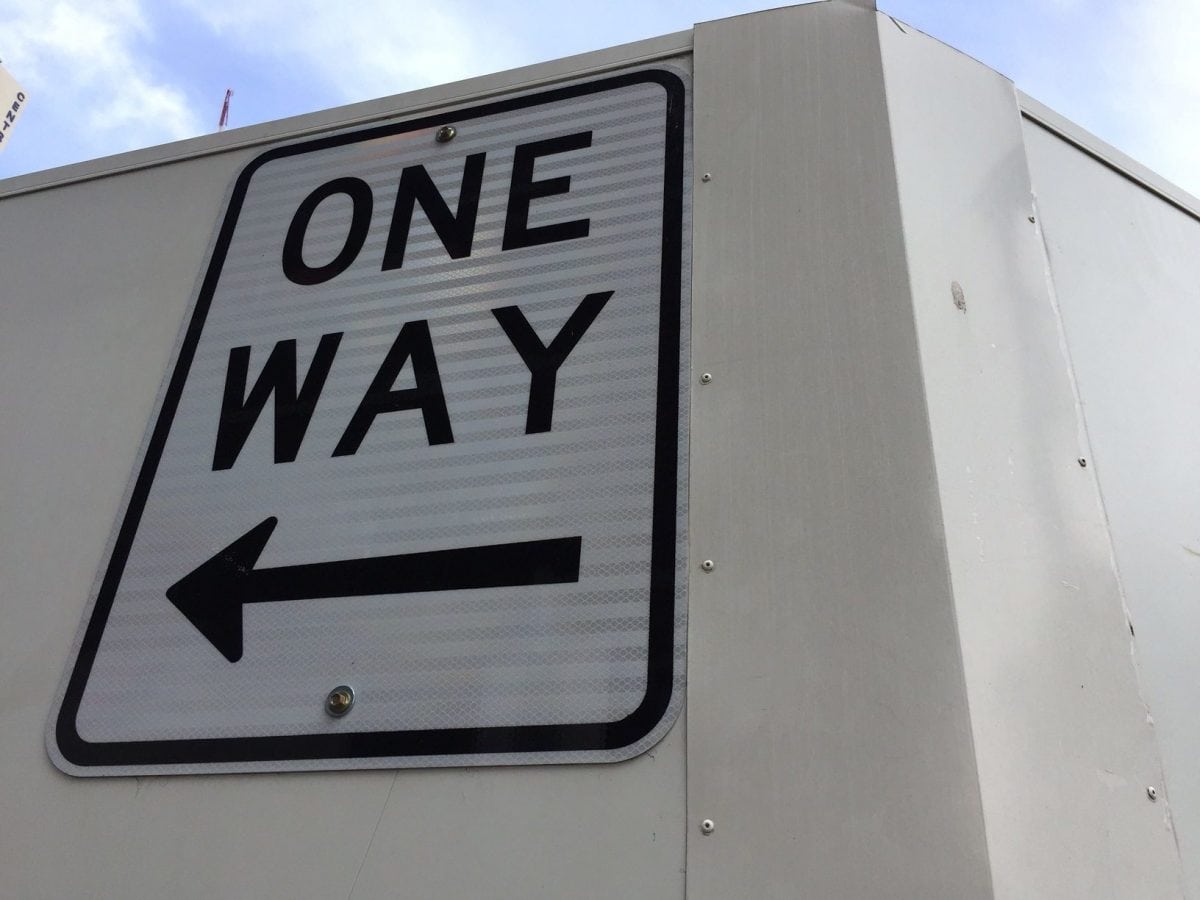 Melbourne Street Sign | One Way
