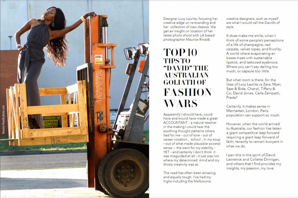 Fashion observer magazine - lucy laurita top 10 tips