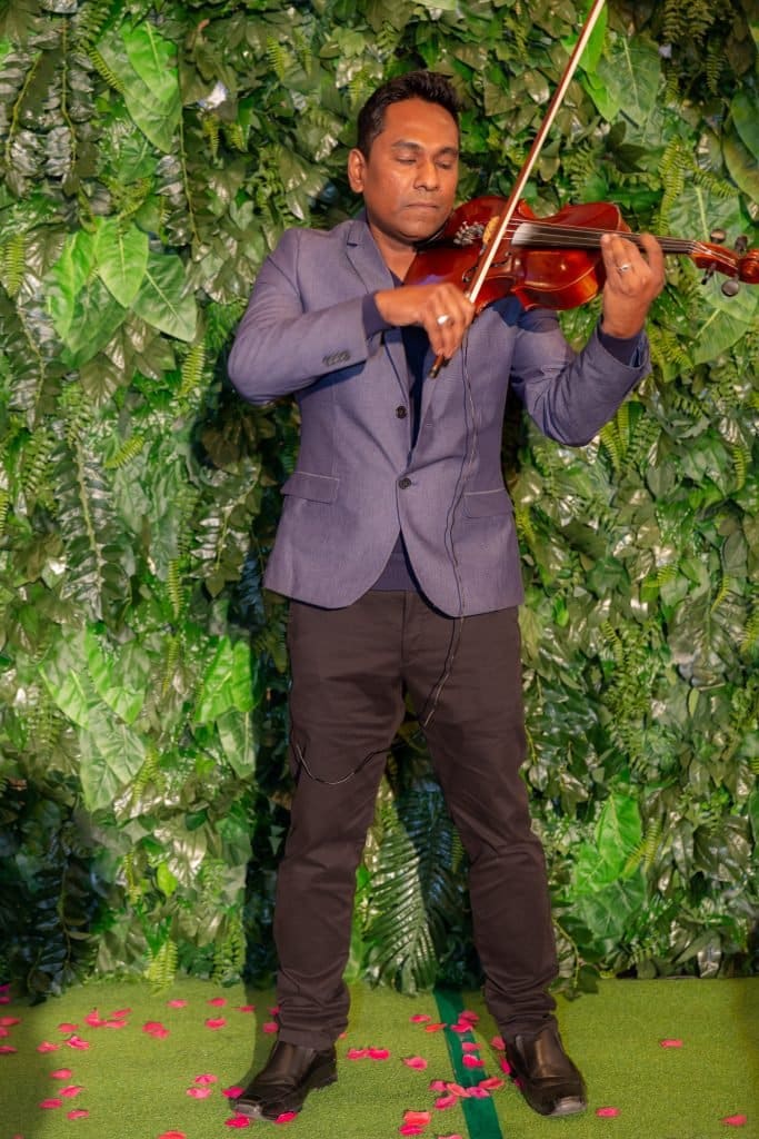 Violinist Rasika Dinesh Hewage