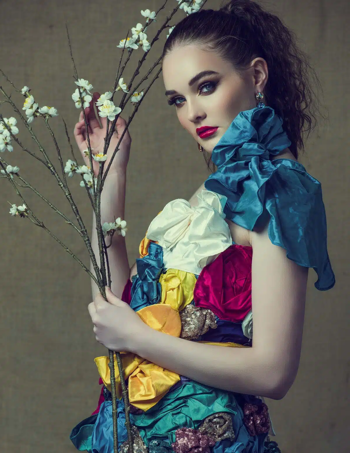 The Sustainability project: floral wonderland dress in colour