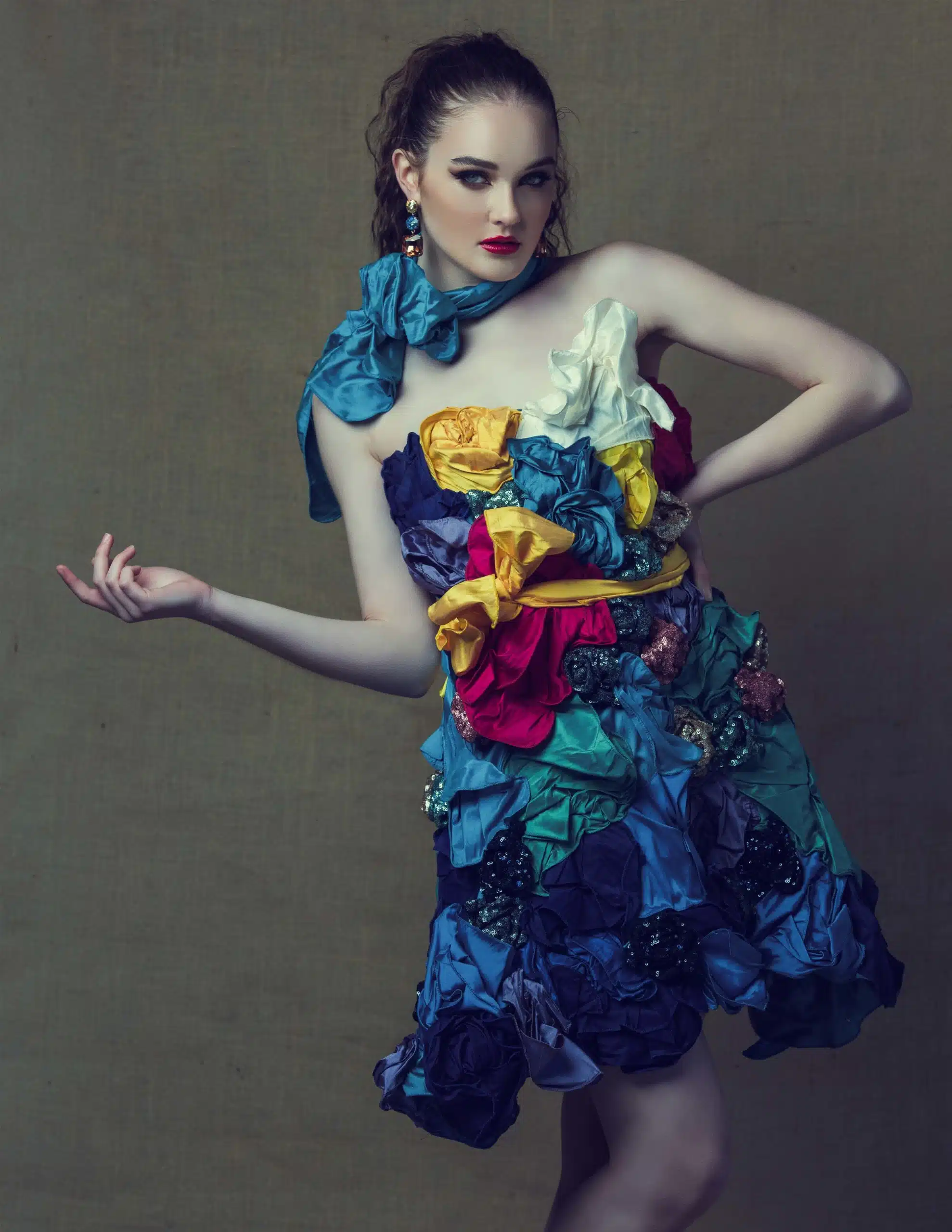 The Sustainability project: floral gown wonderland in colour